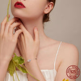 925 Silver Fatima Hands Royal Bracelet For Women