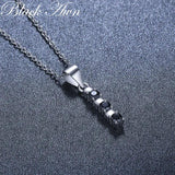 925 Sterling Silver Necklace Women Pendant P207