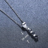 925 Sterling Silver Necklace Women Pendant P207