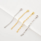 925 Silver Circle Adjustable Chain Cuban Chain Women S