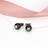 Pink Geometric Ceramic Earrings Christmas Gift