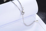 925 Silver Necklace Zircon Pearl Sweater Chain Necklaces For Women