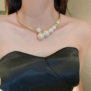 Pearl Choker Necklace for Women Weddings Party Jewelry