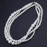 Multi-Layer Pearl Necklace for Women Chokers Pearls Necklace