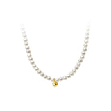 Pearl Choker Necklace Short Chain Ball Pendants Clavicle Chain Necklaces