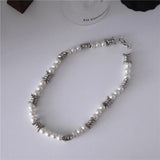 Adjustable Twist Pearl Punk Pendants Chokers