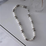 Adjustable Twist Pearl Punk Pendants Chokers