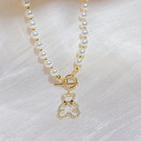 Elegant Vintage Pearl Necklace for Women