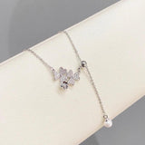 Heart Pearl Fringe Pendant Choker Necklace for Women