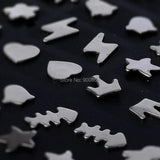 36 Pairs Mini Christmas Silvery Stud Earrings Men Women Stainless Steel Jewelry