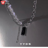 Baroque Pearl Necklace Light Niche Collarbone Chain Hot Girls Men Women