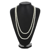 Vintage Freshwater Pearl Beaded Choker Necklace for Women