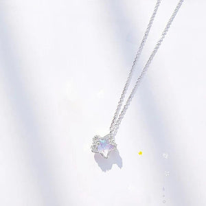Korea Moonstone Pendant Necklace for Women