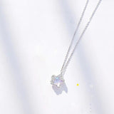 Korea Moonstone Pendant Necklace for Women