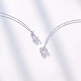 Korea Moonstone Pendant Necklace for Women