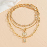 Vintage Coin Choker Necklace for Women