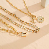 Vintage Coin Choker Necklace for Women