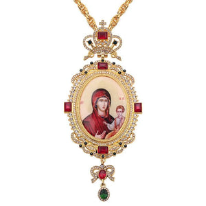 Catholic Crucifix Necklace Orthodox Religious Necklace