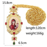 Catholic Crucifix Necklace Orthodox Religious Necklace