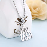 Stainless Steel Allah Pendant Necklace Gold/Silver Islamic Jewelry