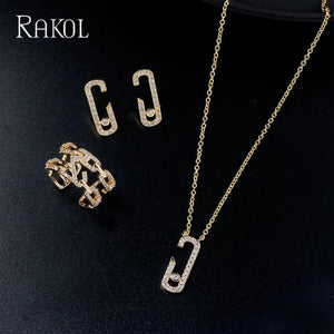 CZ Jewelry Set for Women Bridal Wedding Party Dress