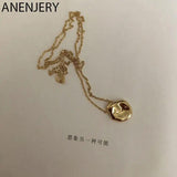 Silver Irregular Charm Necklace S-N532