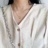 Silver Irregular Charm Necklace S-N532