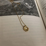 Silver Irregular Charm Necklace S-N532