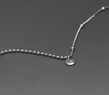Luck Bead Chain Necklace LUCKY Letter Necklace For Women