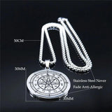 7 Pointed Star Stainless Steel Necklaces