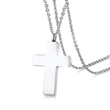 Cross Pendant Necklace Cremation Ashes Ash Urn Keepsake Stainless Steel