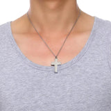 Cross Pendant Necklace Cremation Ashes Ash Urn Keepsake Stainless Steel
