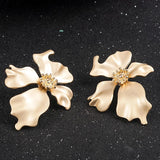 Big Flower Ear Stud Earrings Dangle Party Jewelry Gift