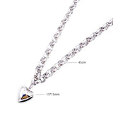Heart Necklace Surgical 316L Stainless Steel Jewelry