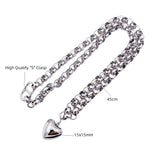 Heart Necklace Surgical 316L Stainless Steel Jewelry