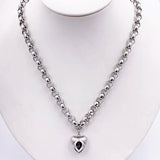 Heart Necklace Surgical 316L Stainless Steel Jewelry