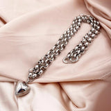 Heart Necklace Surgical 316L Stainless Steel Jewelry