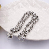 Heart Necklace Surgical 316L Stainless Steel Jewelry
