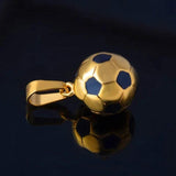 Football Necklace Stainless Steel Chain Boy's Gift