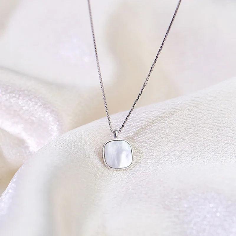 Silver Fritillary Pendant Necklace For Women