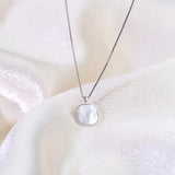 Silver Fritillary Pendant Necklace For Women