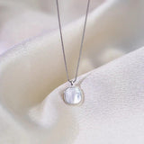 Silver Fritillary Pendant Necklace For Women
