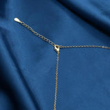 24K Plated Angel Wing Zircon Necklace