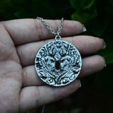 Natural Forest Animal Elk Pendant Necklace for Men and Women