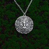Natural Forest Animal Elk Pendant Necklace for Men and Women