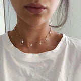 Star Shape Necklace Choker Pendant Jewelry Wholesale