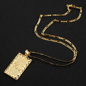 Unisex Allah Pendant Middle East Muslim Islamic Jewelry P063