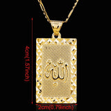 Unisex Allah Pendant Middle East Muslim Islamic Jewelry P063