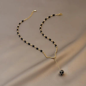 Crystal Zircon Ball Pendant Necklace for Women