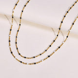 Gold Beads Chain Choker Necklace for Women